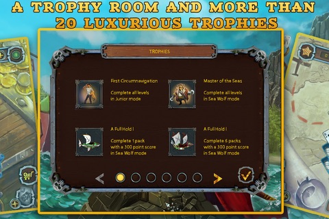 Pirate's Solitaire 2. Sea Wolves screenshot 3