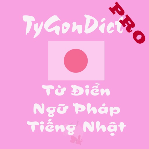 TyGonDictPro - Từ Điển, Ngữ Pháp Tiếng Nhật icon