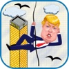 Trump Tower Swing-er Smash - Fly Ragdoll Donald 'n' Hang-er by a Rope