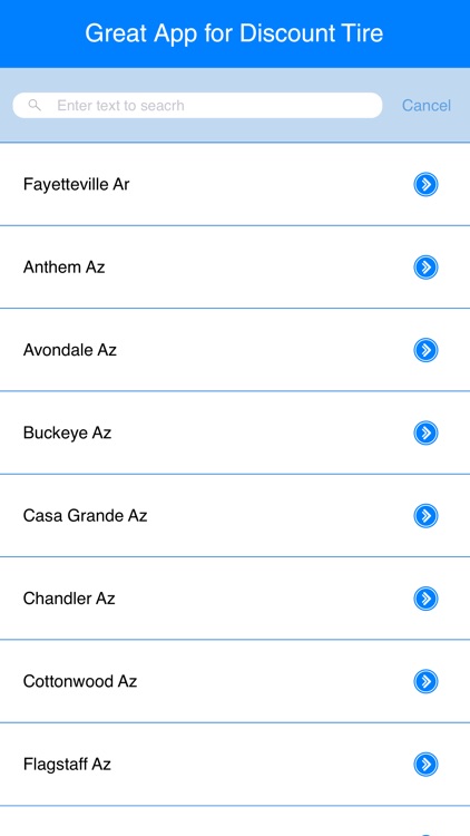 Great App for Discount Tire Stores