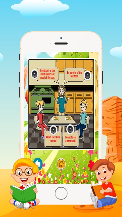 English Conversation Lesson 3 - Listening and Speaking English for kindergarten or kids grade 1st 2nd 3rd 4th 1.0 IOS -