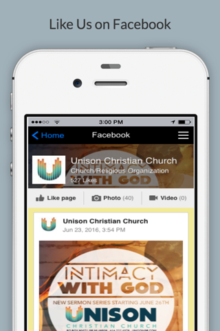 Unison Christian Church screenshot 4