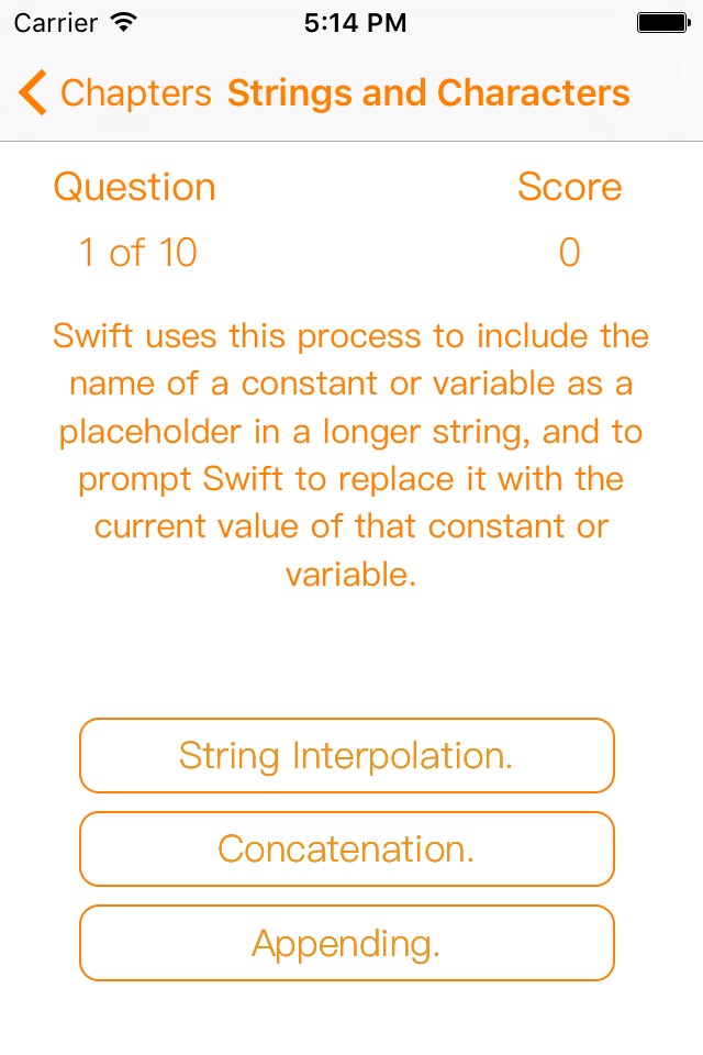 SwiftQwizz screenshot 2