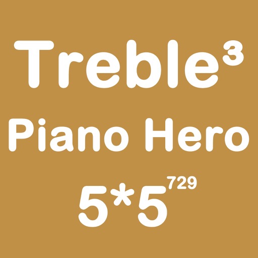 Piano Hero Treble 5X5 - Sliding Number Blocks And Playing The Piano iOS App