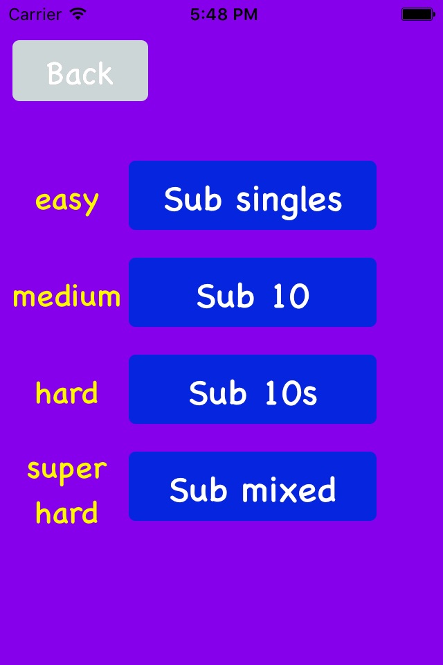 Your Addition & Subtraction screenshot 3