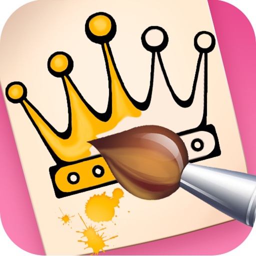 Princess Coloring Game icon