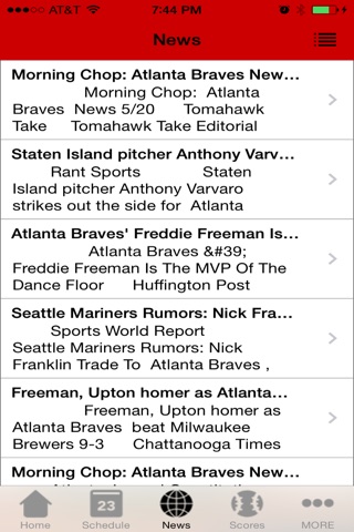 Atlanta Baseball - a Braves News App screenshot 3