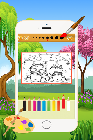 Animal Coloring Book - Drawing and Painting Colorful for kids games free screenshot 3