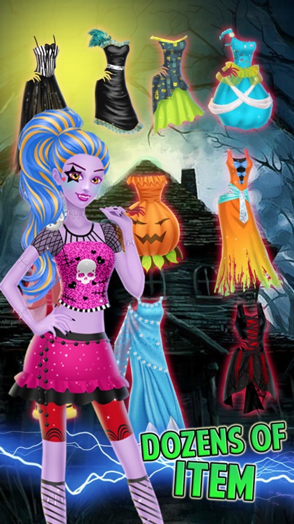 Monster Girl Dress up Party Makeover Salon Makeup