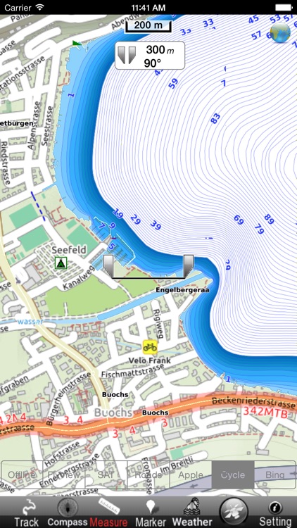 Lake : Lucerne - Lauerz GPS Map Navigator