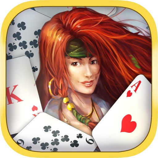 Pirate Solitaire. Sea Wolves icon
