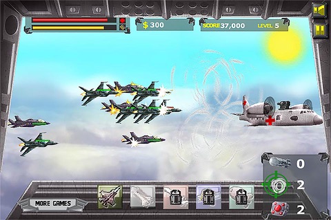 Air Attack War:Strike Fighters  - Sky Tower Defense Game screenshot 4