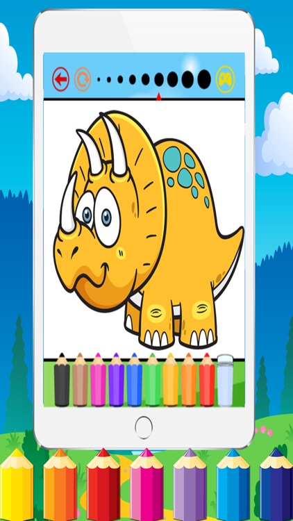 Dragon Dinosaur Coloring Book - All In 1 Dino Draw Paint And Color Pages Games For Kids