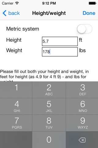 My LCHF - Low carb/ketogenic calculator screenshot 3