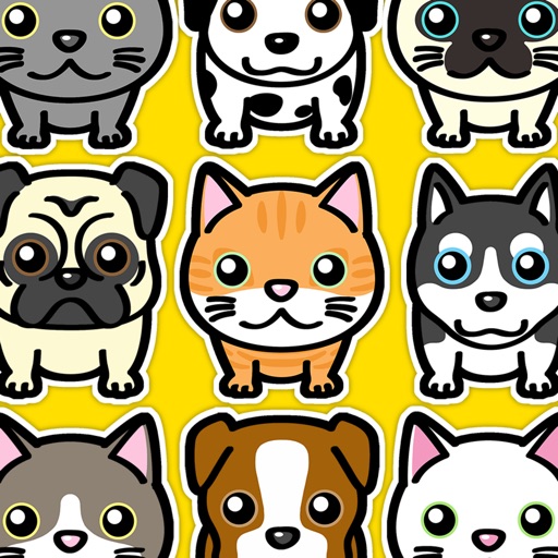 Neko & Doggie Land - Littlest Smart Fluffy Pet MatchUp Utopia Icon