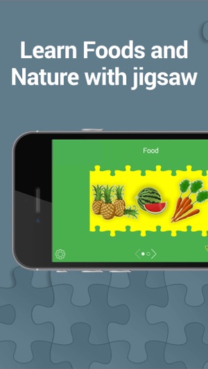 Food and Nature Jigsaw for kids : Solve puzzle and learn(圖2)-速報App