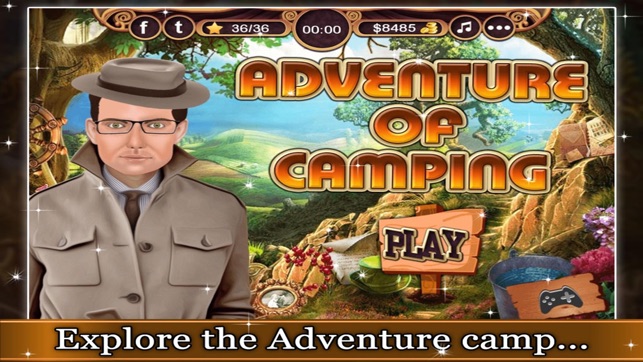 Adventure of Camping - Hidden Objects game for kids and adut(圖1)-速報App