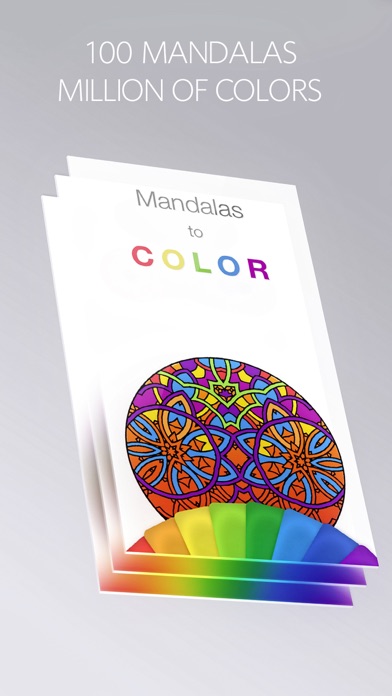 How to cancel & delete Mandalas to Color - Stress Relievers Relaxation Techniques Coloring Book for Adults from iphone & ipad 1