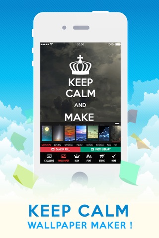 Insta Keep Calm Wallpaper Maker! Create Your Own Keep Calm Posters & HD Backgrounds screenshot 2