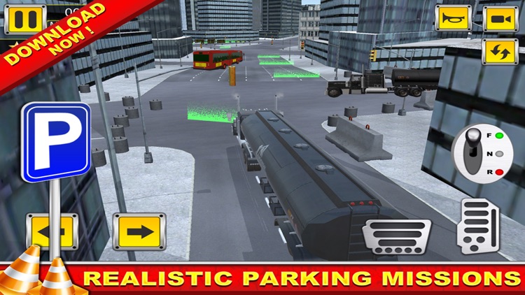 Multi Level - Big Truck, Mixer Truck, Backhoe - Parking Simulator 3D Games