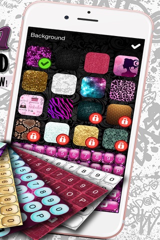 Fashion Keyboard Design.er – Custom Keyboards Themes with Fancy Backgrounds, Emoji.s and Fonts screenshot 2