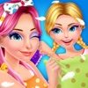 PJ Slumber Party Night: Spa Makeup and Dress Up Beauty Salon Girls Game