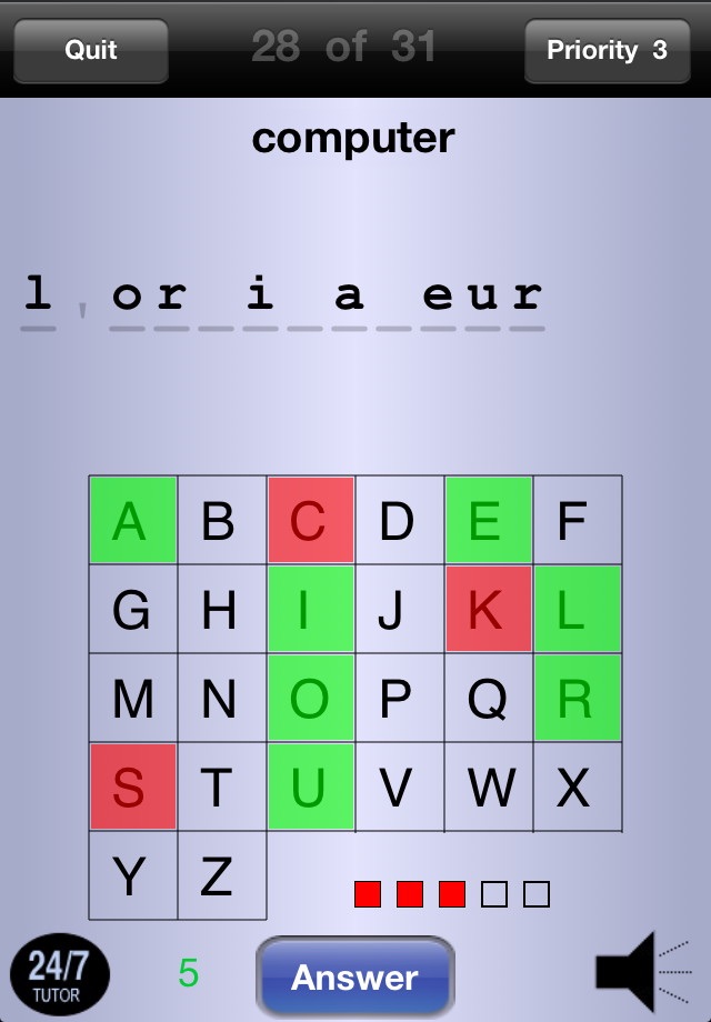 French Vocabulary 24/7 Language Learning screenshot 3