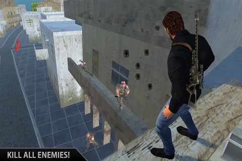 City Rooftop Mafia Wars: Sniper Assassin Game screenshot 2