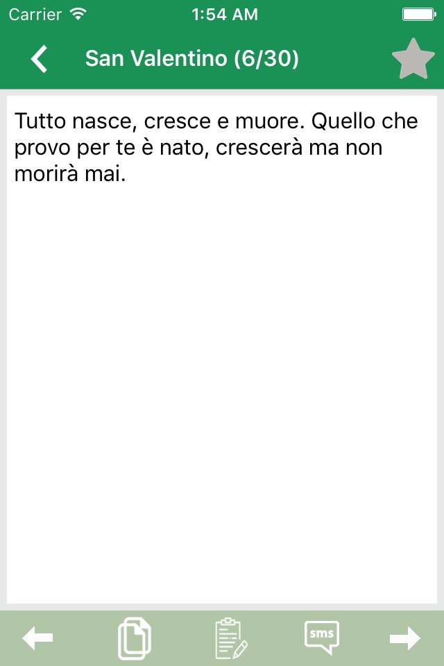 Cute SMS (Italian) - Send emotional message to the family, friends and loved ones. screenshot 2