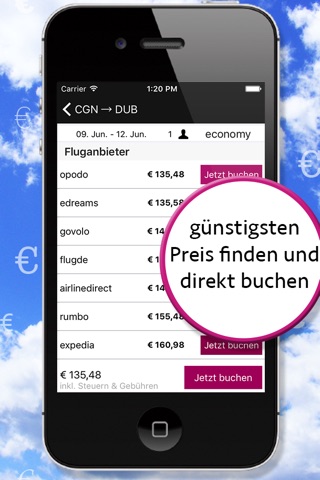 Flüge.de screenshot 3