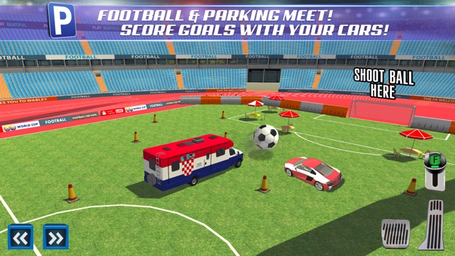 Soccer Stadium Sports Car & Bus Parking 