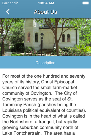 Christ Episcopal Covington LA screenshot 2