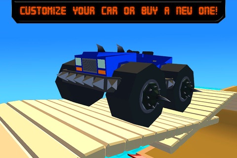 Pixel Car Fighting Arena 3D Full screenshot 4