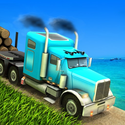 Extreme cargo driving hill transporter truck 3D – Transport real sports car rides, mountain tree logs & off road trucker parking game