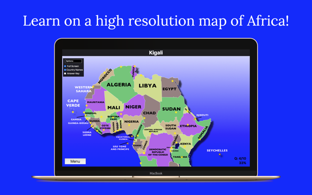 Africa Map Quiz Education Ed.(圖3)-速報App