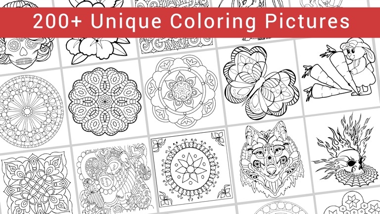 【图】Colorapy: Private Coloring Book for Adults and Kids – Free(截图2) 【图】Colorapy: Private Coloring Book for Adults and Kids – Free(截图2)