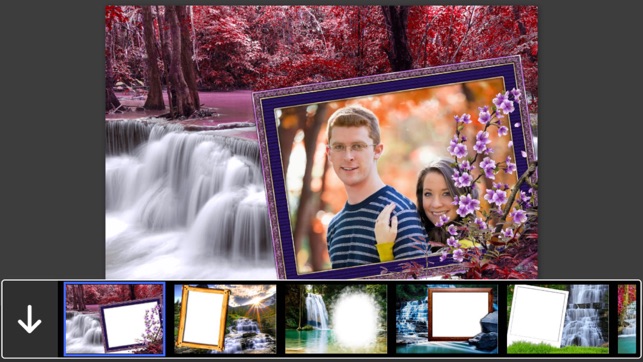 Waterfall Photo Frames - Elegant Photo f