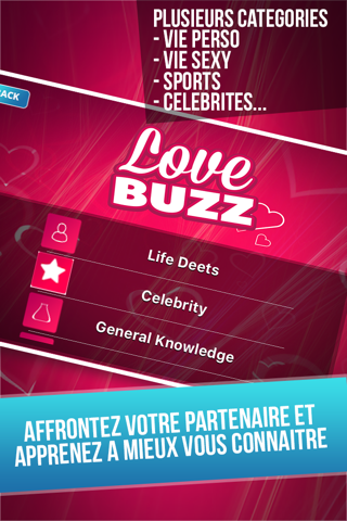 Love Buzz: Funny and Sexy Game for couples (Personal Truth Or Dare) screenshot 2