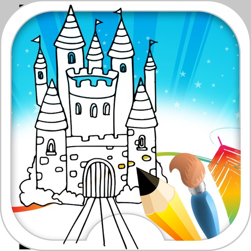 Drawing Book Free - House Coloring iOS App