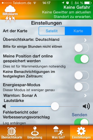 BlitzAlarm - Gewitterwarnung von nowcast screenshot 4