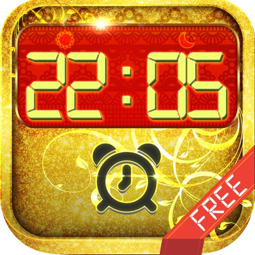 Clock Luxury Alarm : Music Wake Up Wallpapers , Frames and Quotes Maker For Free icon