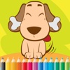 Dog Coloring Book For Kids: Drawing & Coloring page games free for learning skill