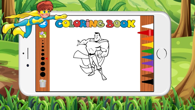 Superhero Coloring Books