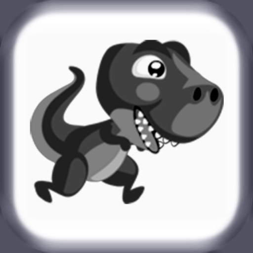 Jumping Dinosaur Icon