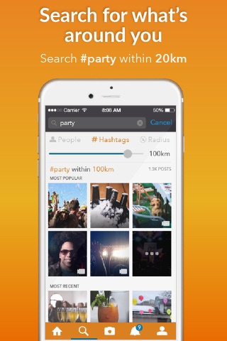 Tang - See what people are up to around you screenshot 2