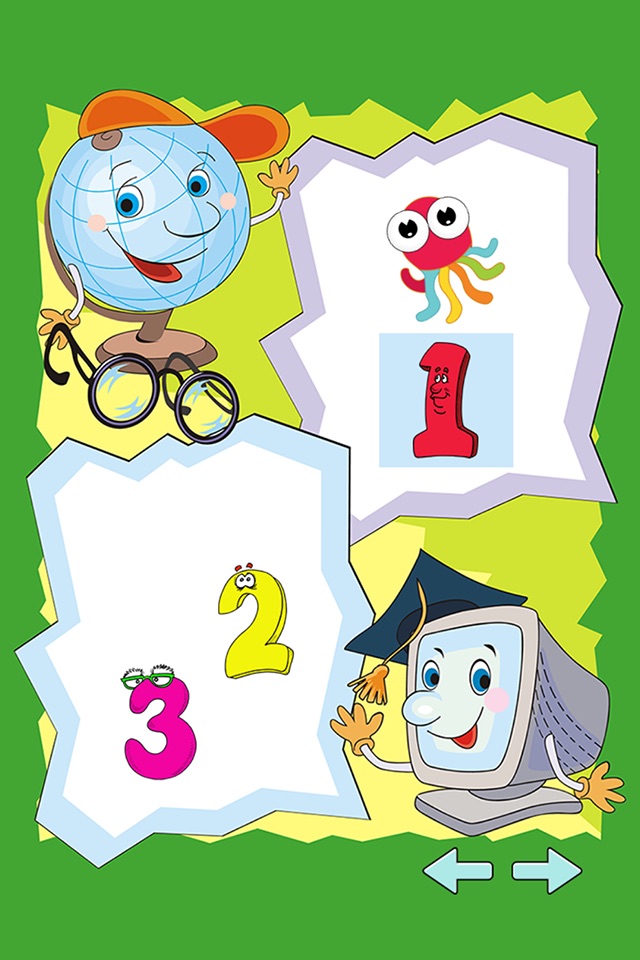 Counting Numbers 1-10 Worksheets for Kindergarten and Preschoolers screenshot 2