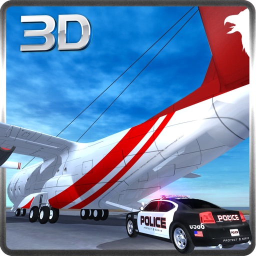 Police Car Transporter Plane - Chase the Criminals & Prisoners Now! iOS App