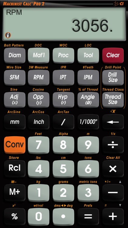 Machinist Calc Pro 2 -- Advanced Machining Math Calculator with Materials Reference Tool screenshot-3