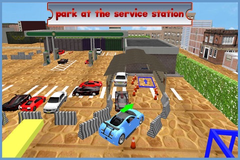 Gas Station Car Parking Simulator 2016 – New Free Crazy Patrol Pump Park Madness screenshot 4