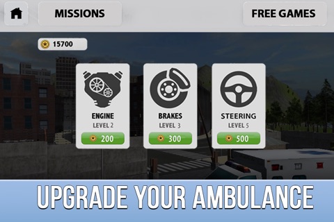 Ambulance Driving Simulator 3D screenshot 2